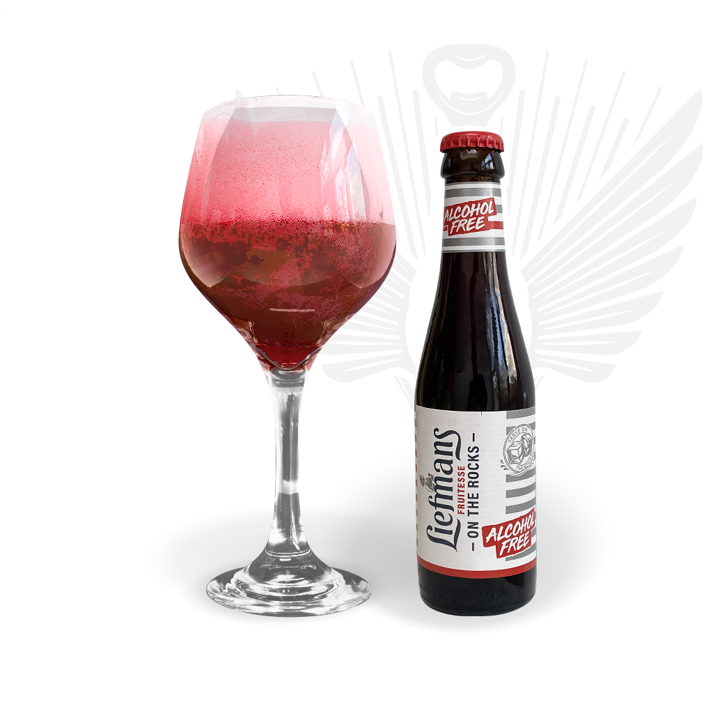 Liefmans fruitesse on the rock