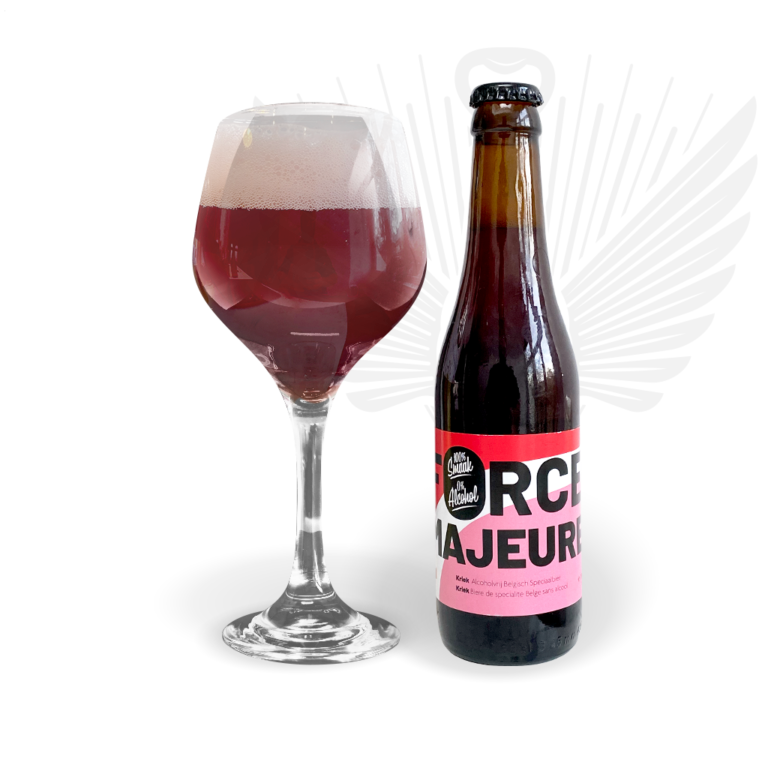 Dégustation de la Force Majeur Kriek, une Kriek sans alcool