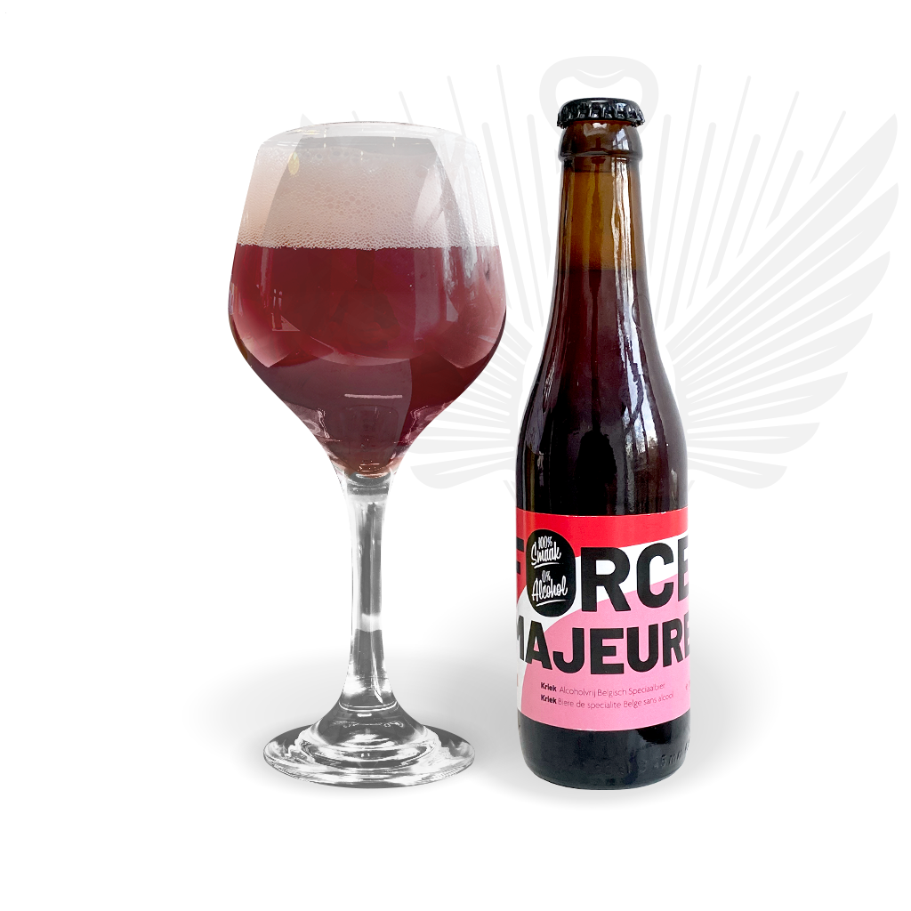 Dégustation de la Force Majeur Kriek, une Kriek sans alcool